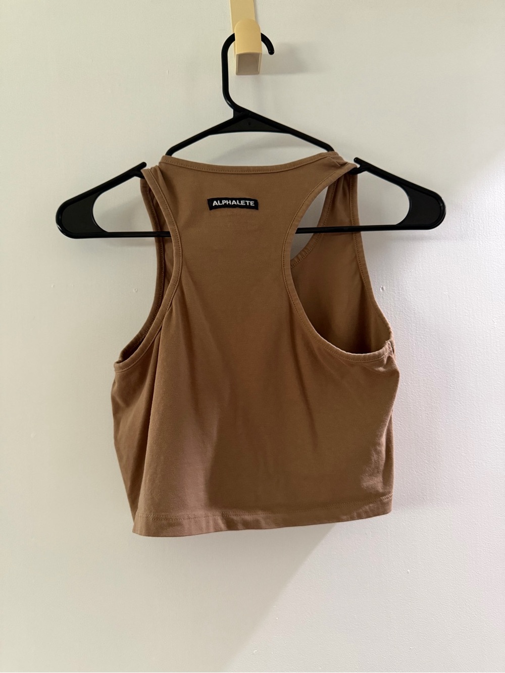 Alphalete size medium Brown Racerback Crop Tank